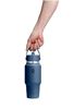 Picture of 24Oz Wide Mouth Travel Bottle w flex Straw Cap Harbour Blue